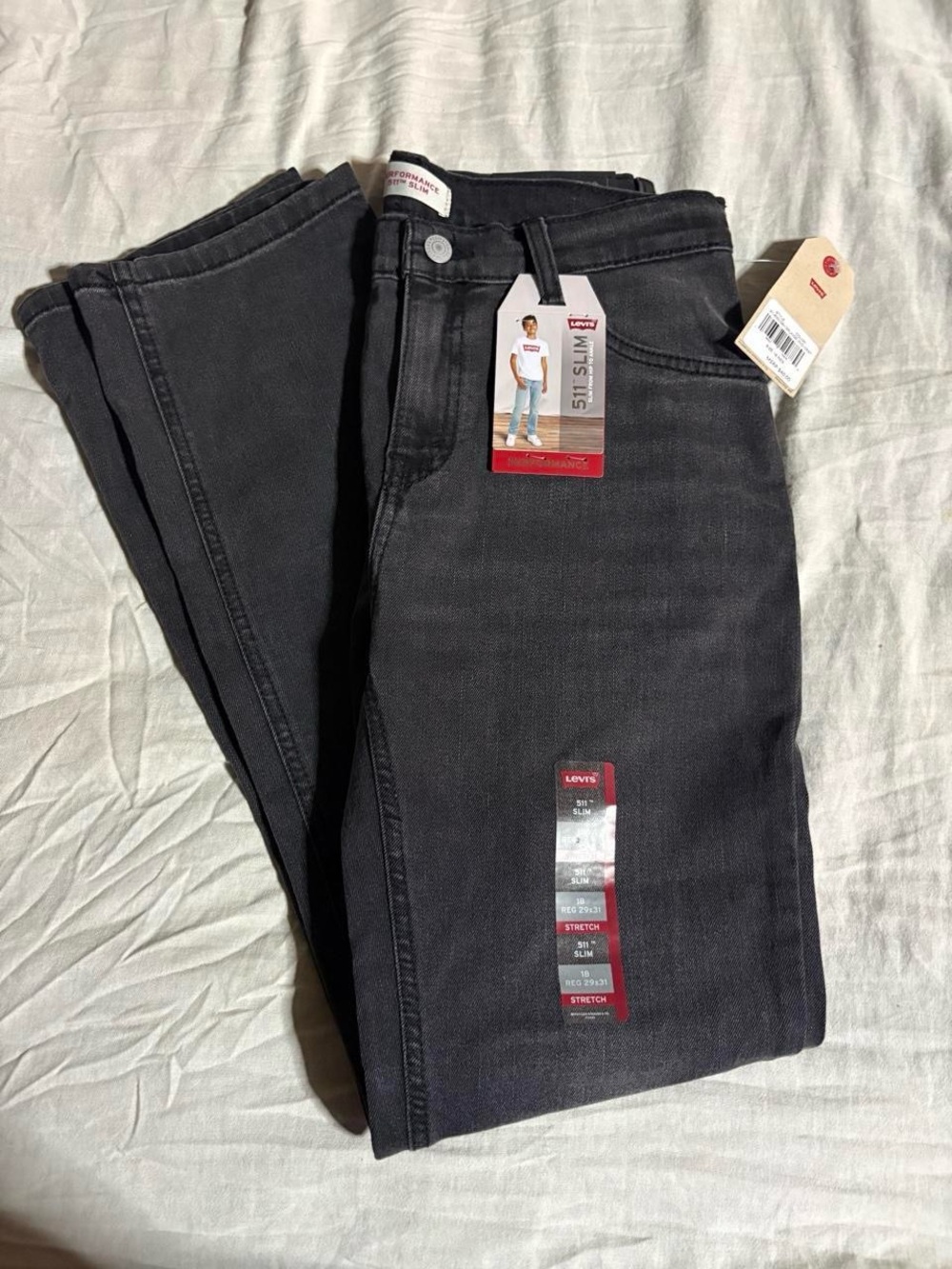 Levi's Slim Men's Jeans in Charcoal Black